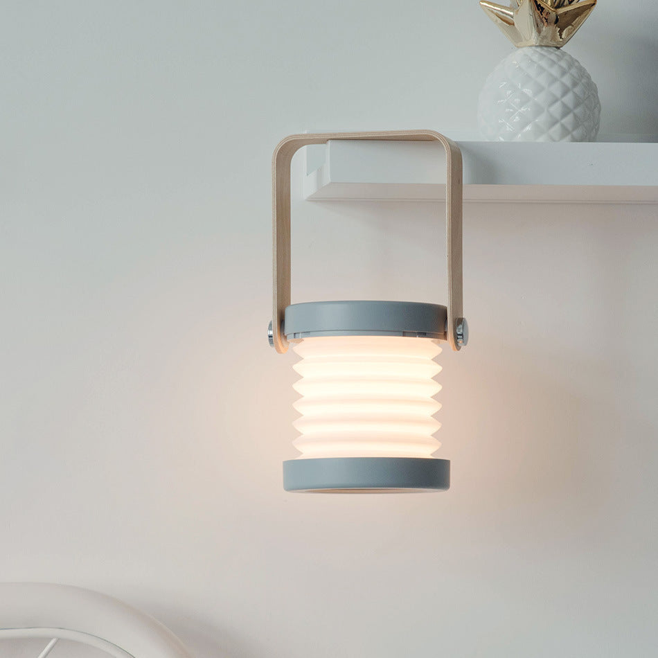 Foldable Touch Dimmable Reading LED Night Light Portable Lantern Lamp USB Rechargeable For Home