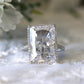 Large Bright Rectangular Eye-catching Ring-Make A Statement