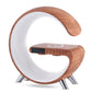 New Intelligent G Shaped LED Lamp Bluetooth Speaker Wireless Charger Atmosphere Lamp App Control For Bedroom/Home