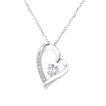 Heart-Shaped Pendant Necklace