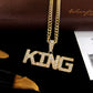 King letter Men's  Necklace