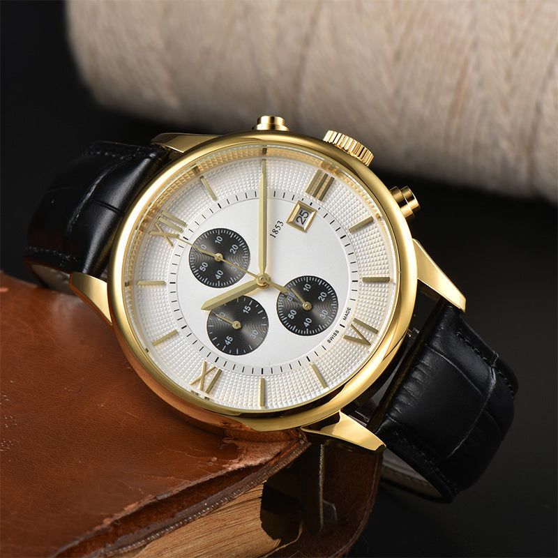 Men Watch Fashion Casual Belt