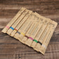 Flat Bamboo Toothbrush Kraft Paper Bag Toothbrush