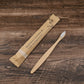 Flat Bamboo Toothbrush Kraft Paper Bag Toothbrush