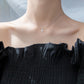 S925 Silver Necklace Pendant Female Diamond  Clavicle Chain