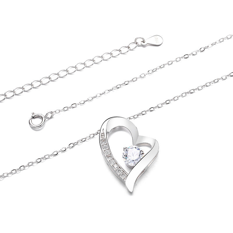 Heart-Shaped Pendant Necklace