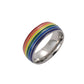 Rainbow Ring 18K Gold Plated Cheerleader