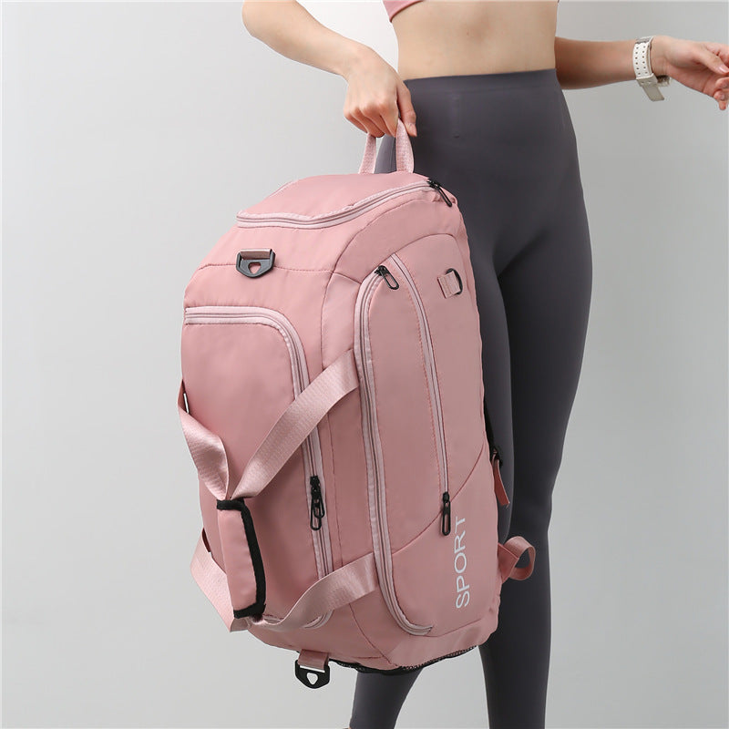 Luggage Bags For Travel, Fitness Gym, Sports, Shoulder Bag/Backpack Waterproof Backpack With Shoes Compartment