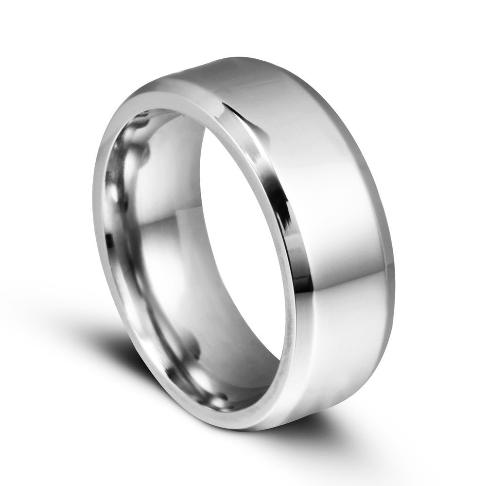 8mm Titanium Steel Ring