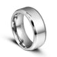 8mm Titanium Steel Ring