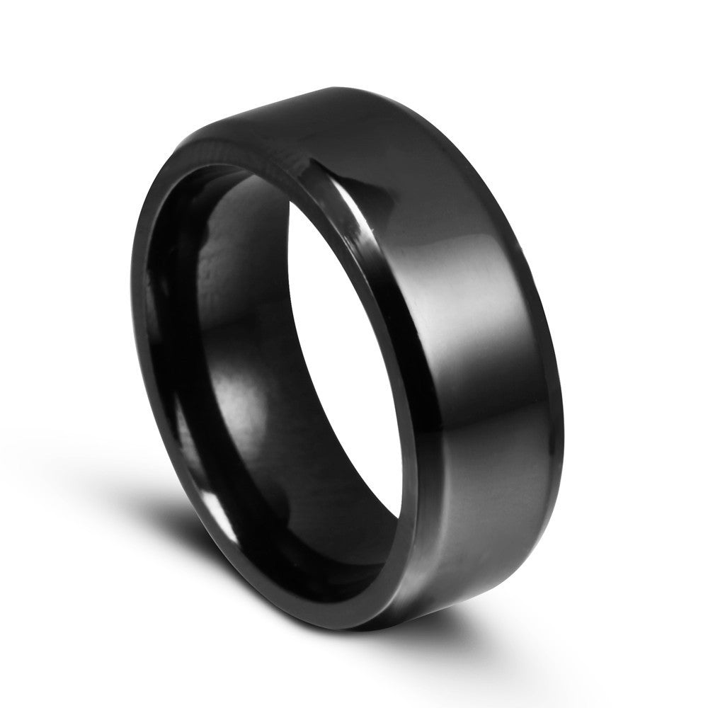 8mm Titanium Steel Ring