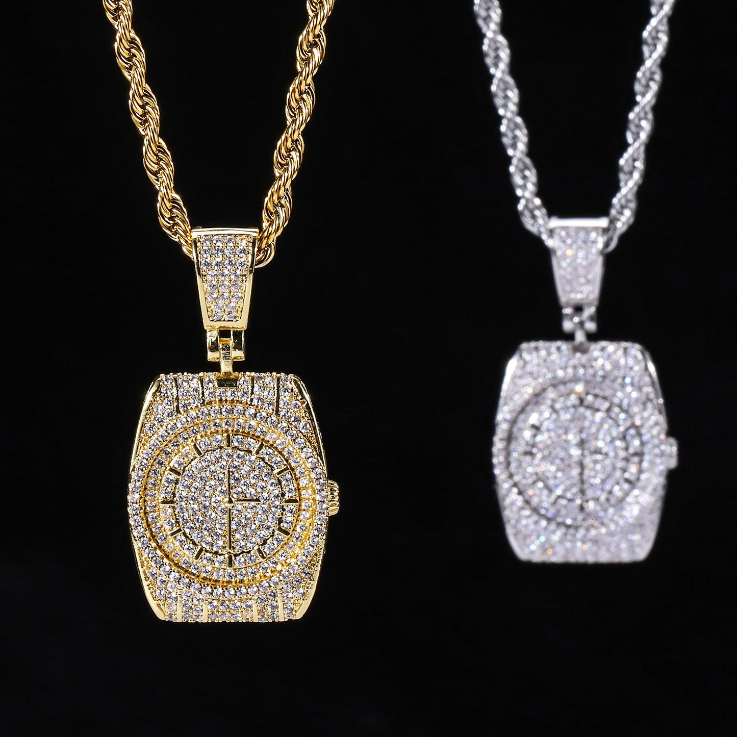 Hip-hop Watch Watch Pendant Necklace