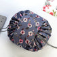 Animal Print Large Capacity Drawstring Unique Lazy Cosmetic Storage Bag