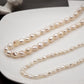 Freshwater Baroque Pearl Clavicle Chain Necklace