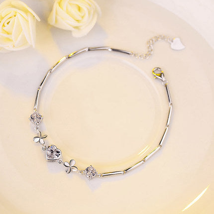 The Qixi Jewelry S925 Sterling Silver Bracelet