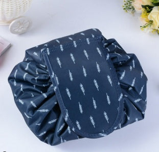 Animal Print Large Capacity Drawstring Unique Lazy Cosmetic Storage Bag