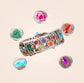 Hollow Diamond Multicolor Ring Female Exquisite Simple Zircon Jewelry