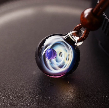 Cosmic Nebula Pendant Necklace