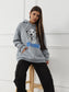 Women's Fashionable Casual Printed Long Sleeved Sweatshirt