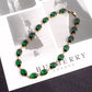 French Style  Green Gem Necklace Luxury