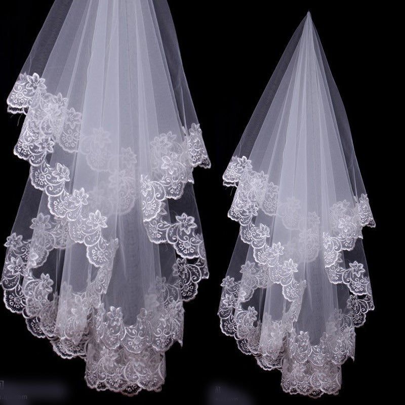 Bridal Veil Lace Photography Headdress Super Mori