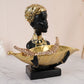 African Inspired Women's Fashion Home Living Room Tabletop Ornament