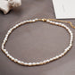 Freshwater Baroque Pearl Clavicle Chain Necklace