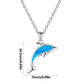 Ocean Dolphin Pendant Copper Necklace