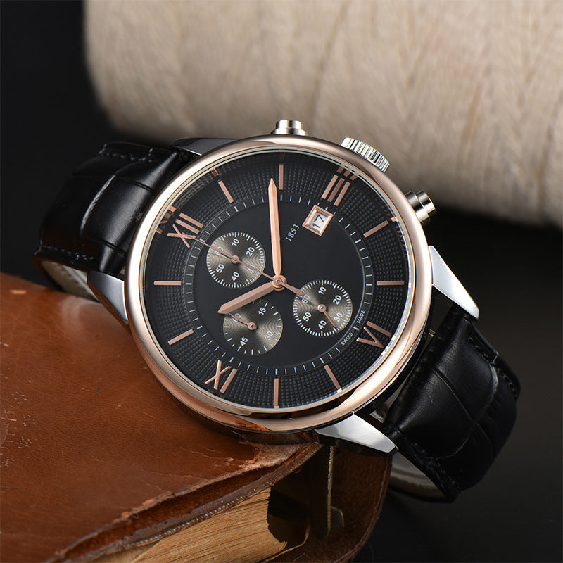 Men Watch Fashion Casual Belt