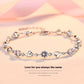 S999 Pure Silver Love Heart  Mori Style  Bracelet