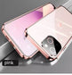 Peep-proof Magnetic Glass Double-sided Buckle Phone Case