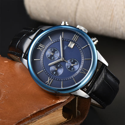 Men Watch Fashion Casual Belt