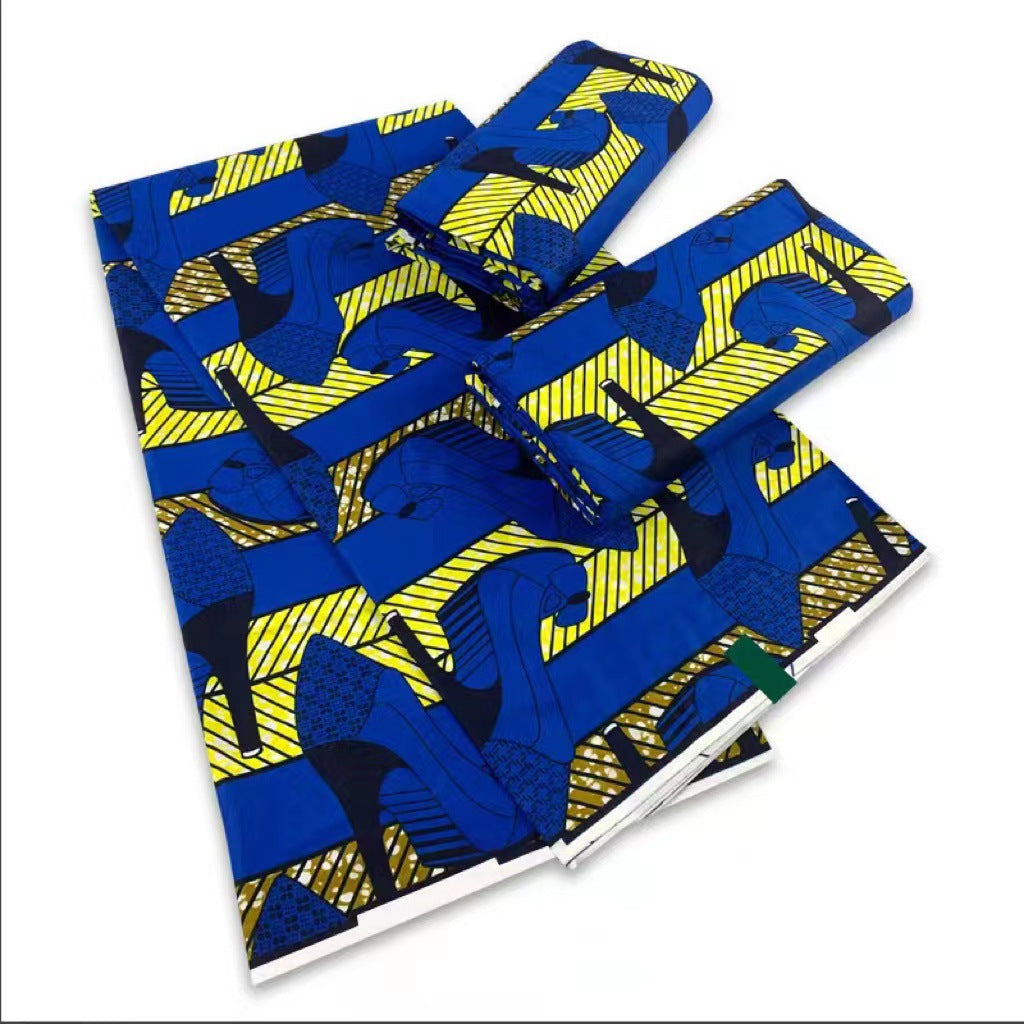 6 Yards Ankara African Wax Fabric Cotton Super Hollandais