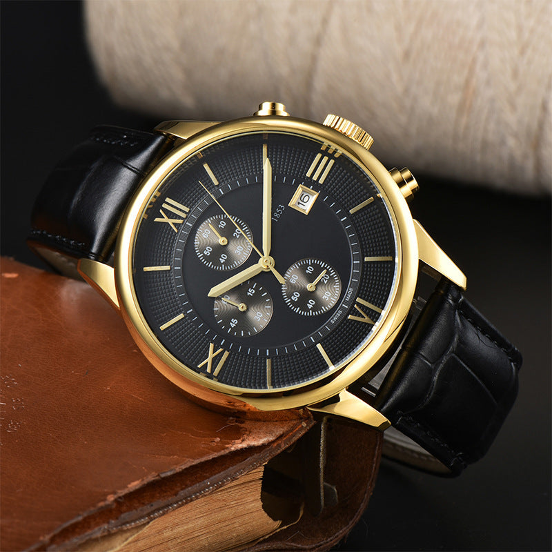 Men Watch Fashion Casual Belt