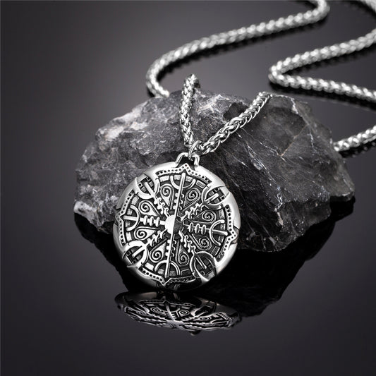 Compass Necklace Men's Full-meter Magnet Jewelry