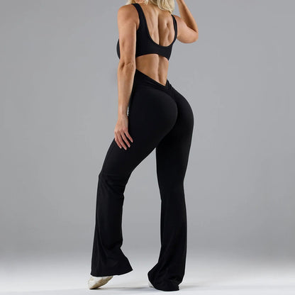 Tight Yoga Bodysuit Casual Hollow Seamless Women's Clothing