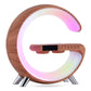 New Intelligent G Shaped LED Lamp Bluetooth Speaker Wireless Charger Atmosphere Lamp App Control For Bedroom/Home