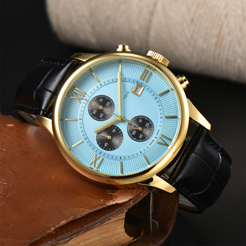 Men Watch Fashion Casual Belt