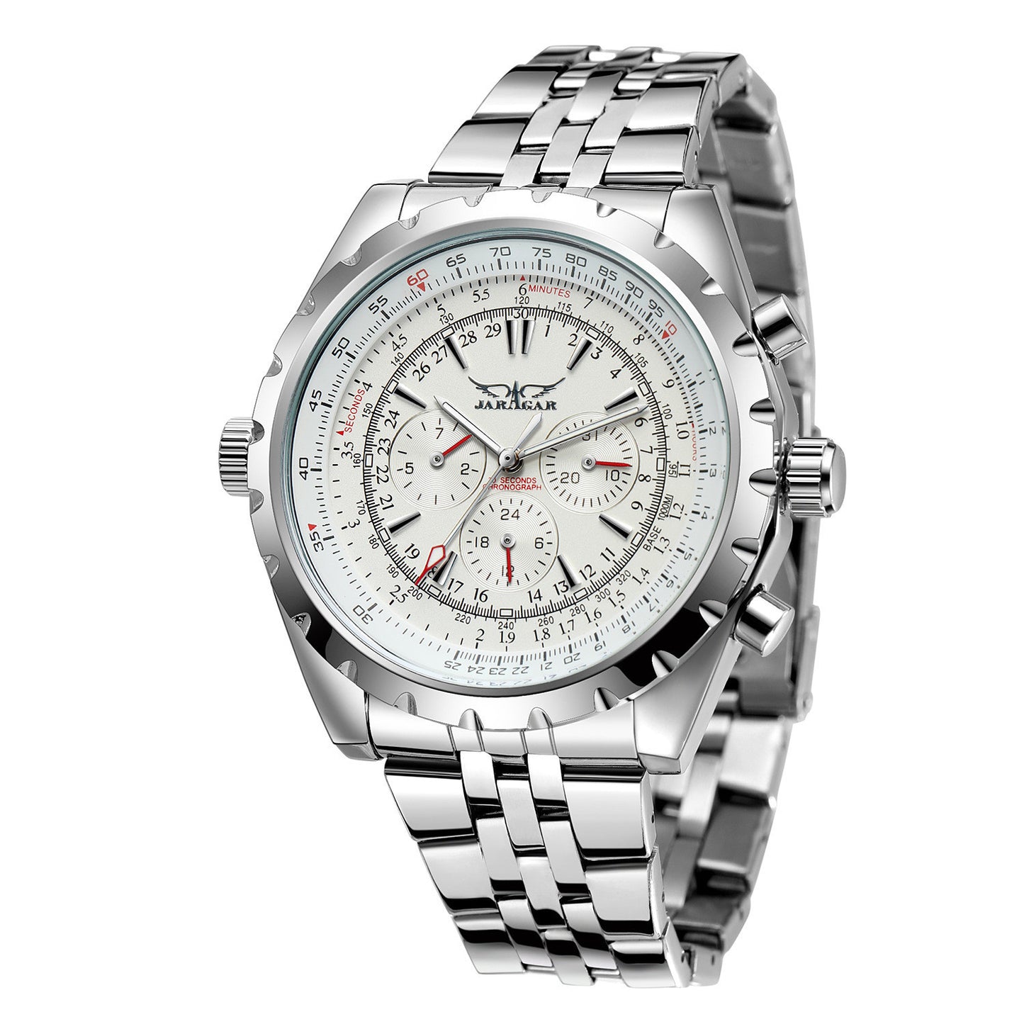 Double Calendar Automatic Mechanical Watch Men's Steel