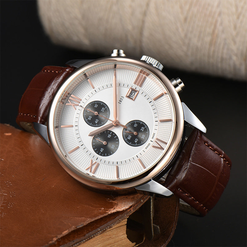 Men Watch Fashion Casual Belt