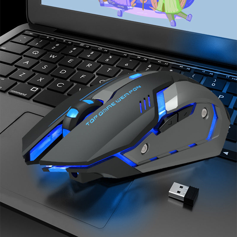 Wireless Charging Silent Gaming Mouse Machinery