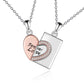 Sterling Silver Couples Necklace @ElocDupree