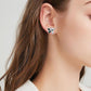 Sterling Silver Koala Stud Earrings for Women