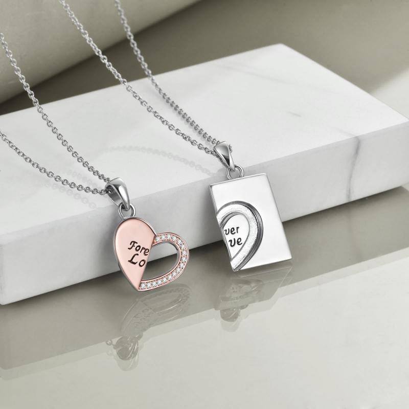 Sterling Silver Couples Necklace @ElocDupree