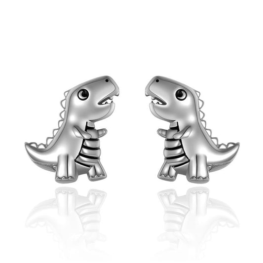 Dinosaur Earrings STERLING SILVER Stud Earrings @ ElocDupree