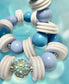 Ocean Blue Tones Handmade Necklace