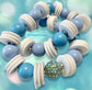 Ocean Blue Tones Handmade Necklace