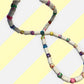 Ethnic Style White with Multicolored Beads Handmade Necklace